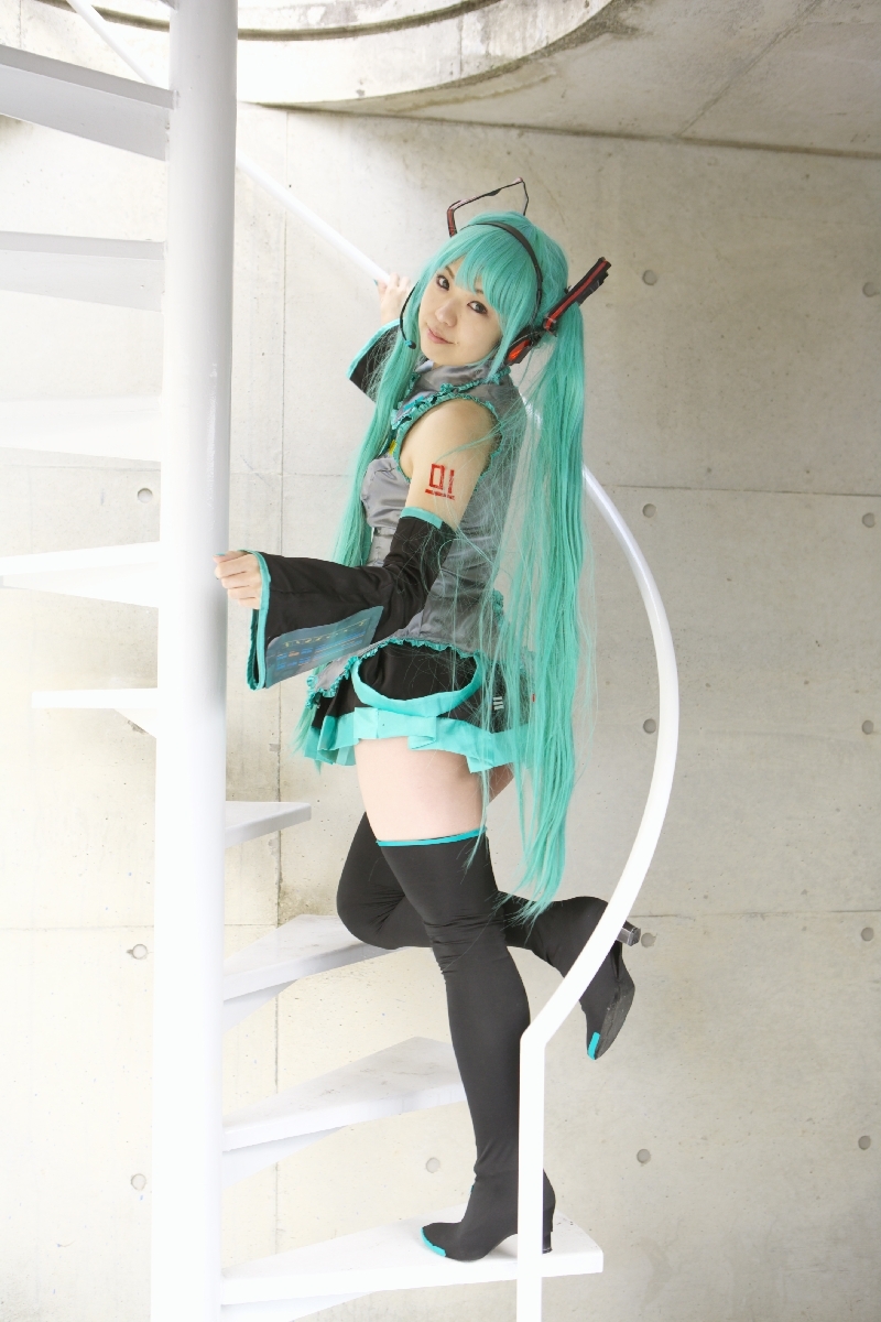 [Cosplay]  Vocaloid - Sexy Hatsune Miku